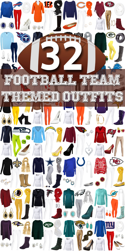 32 Jerseyless #NFL #Football Team-Themed Outfits - Roxyplex